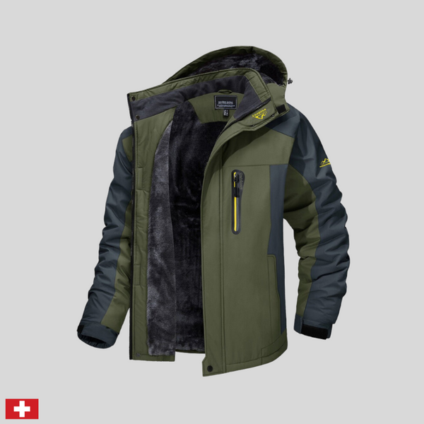 Peak Winterjacke | Premium herren Winterjacke mit Fleece