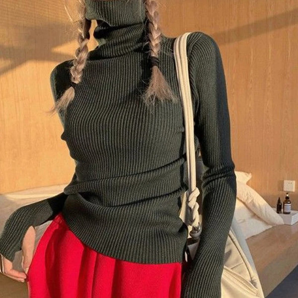 Lulu Sweater | Eleganter Rollkragenpullover aus Strick für Frauen