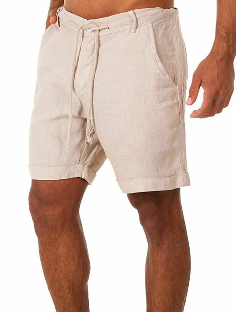 Hugo Leinen Shorts | Kurze Hosen für Männer