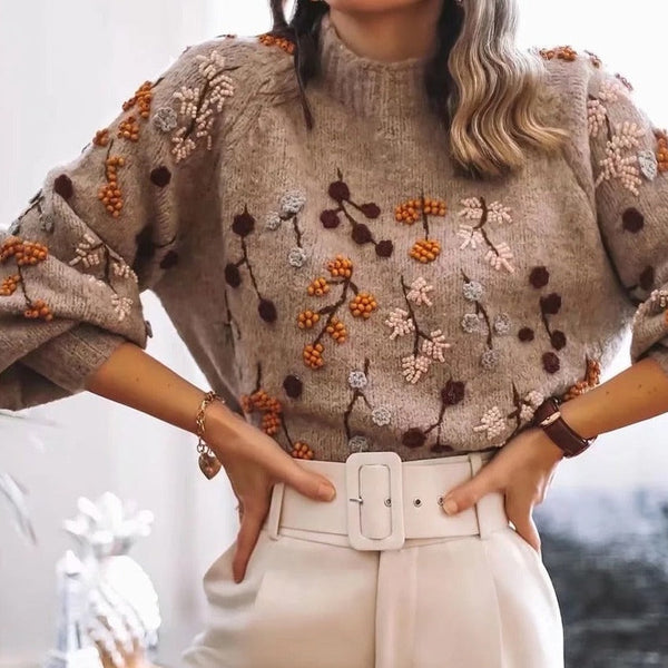 Chloe Herbst Pullover | Bequemer weicher Pullover für Frauen