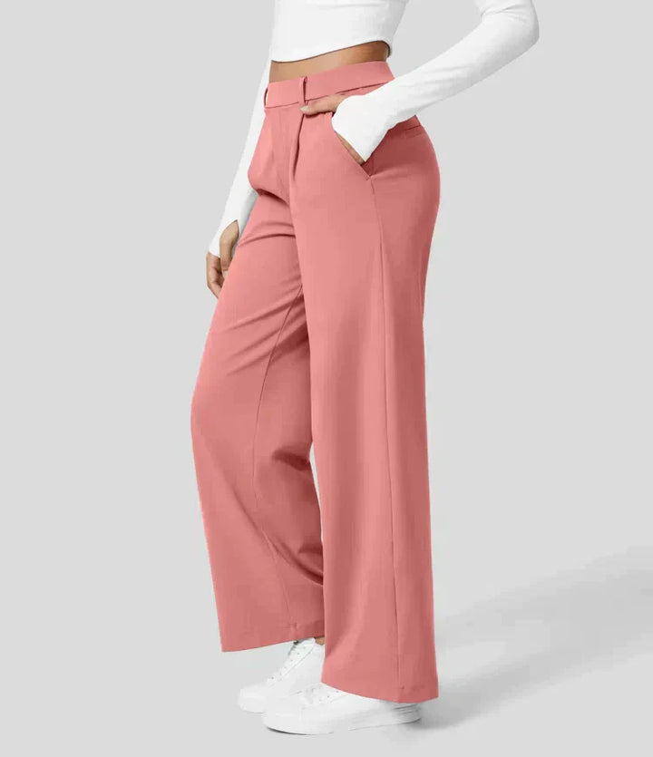 Palazzo Hose für Damen - Elegant Hohe Taillen Marlenehose