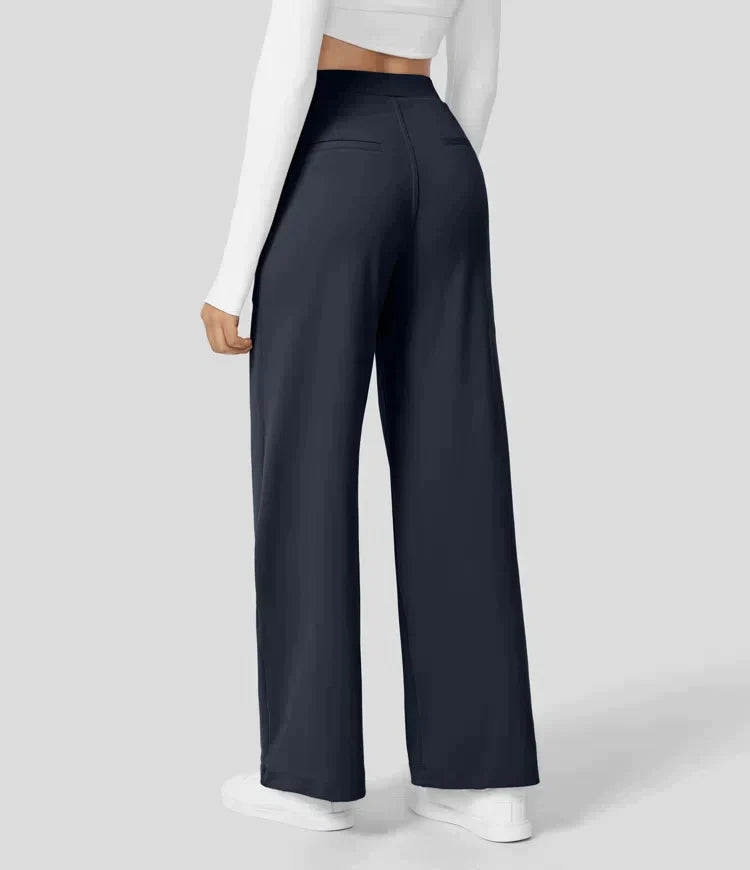 Palazzo Hose für Damen - Elegant Hohe Taillen Marlenehose