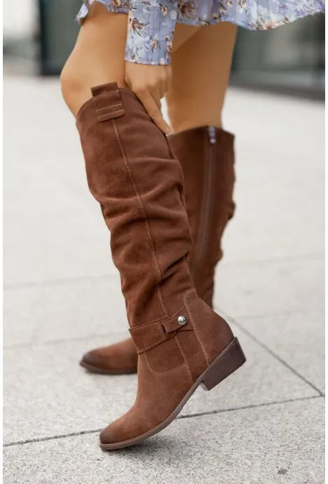 Zaria Stiefel |  Elegante Knielange Damenstiefel
