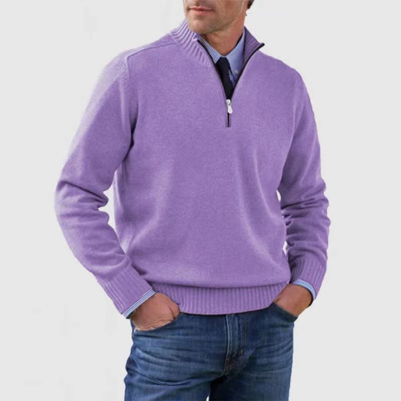 Troyer für den Herbst - Stilvolle Herenpullover mit halbem Reißverschluss