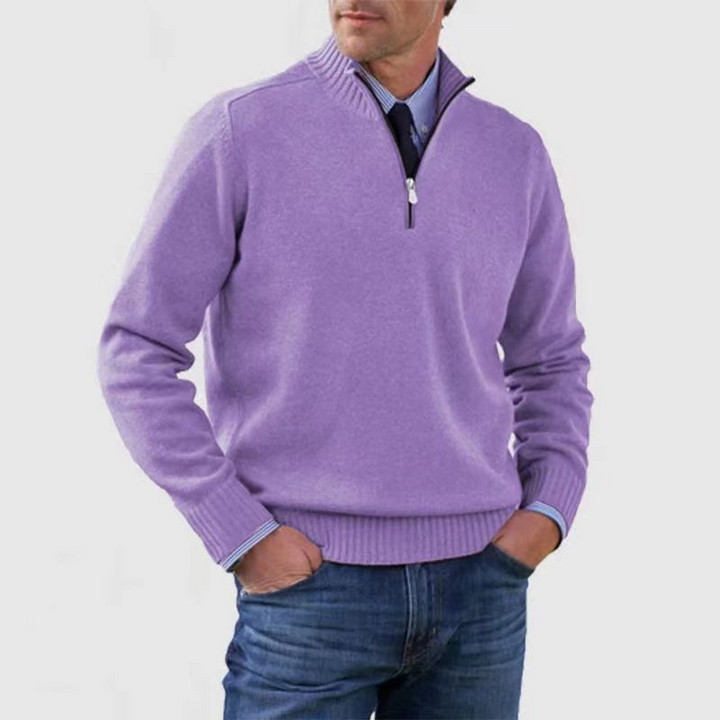 Troyer für den Herbst - Stilvolle Herenpullover mit halbem Reißverschluss