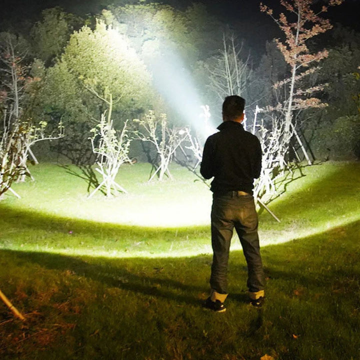 30000-5000 Lumen LED Taschenlampe | Hochleistungsfähige, Wasserdichte Lösung für Extremes Licht