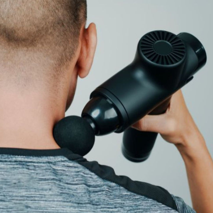 Massage Pro elektrisch kabellos Akku - Massage Gun Muskeln Sport Entspannung Herbst Training