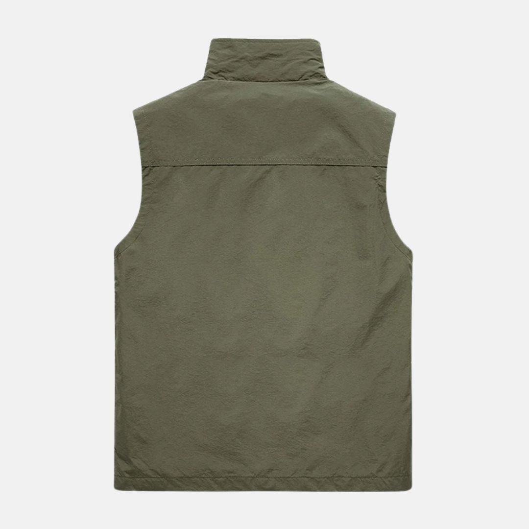 Peaks Outdoor Anglerweste | Leicht Multifunktionsweste mit Taschen Für Herren