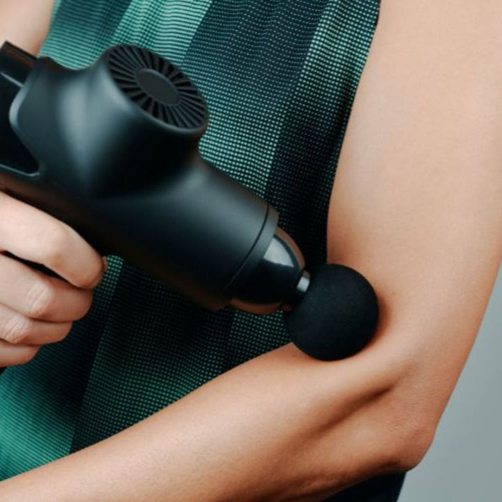 Massage Pro elektrisch kabellos Akku - Massage Gun Muskeln Sport Entspannung Herbst Training