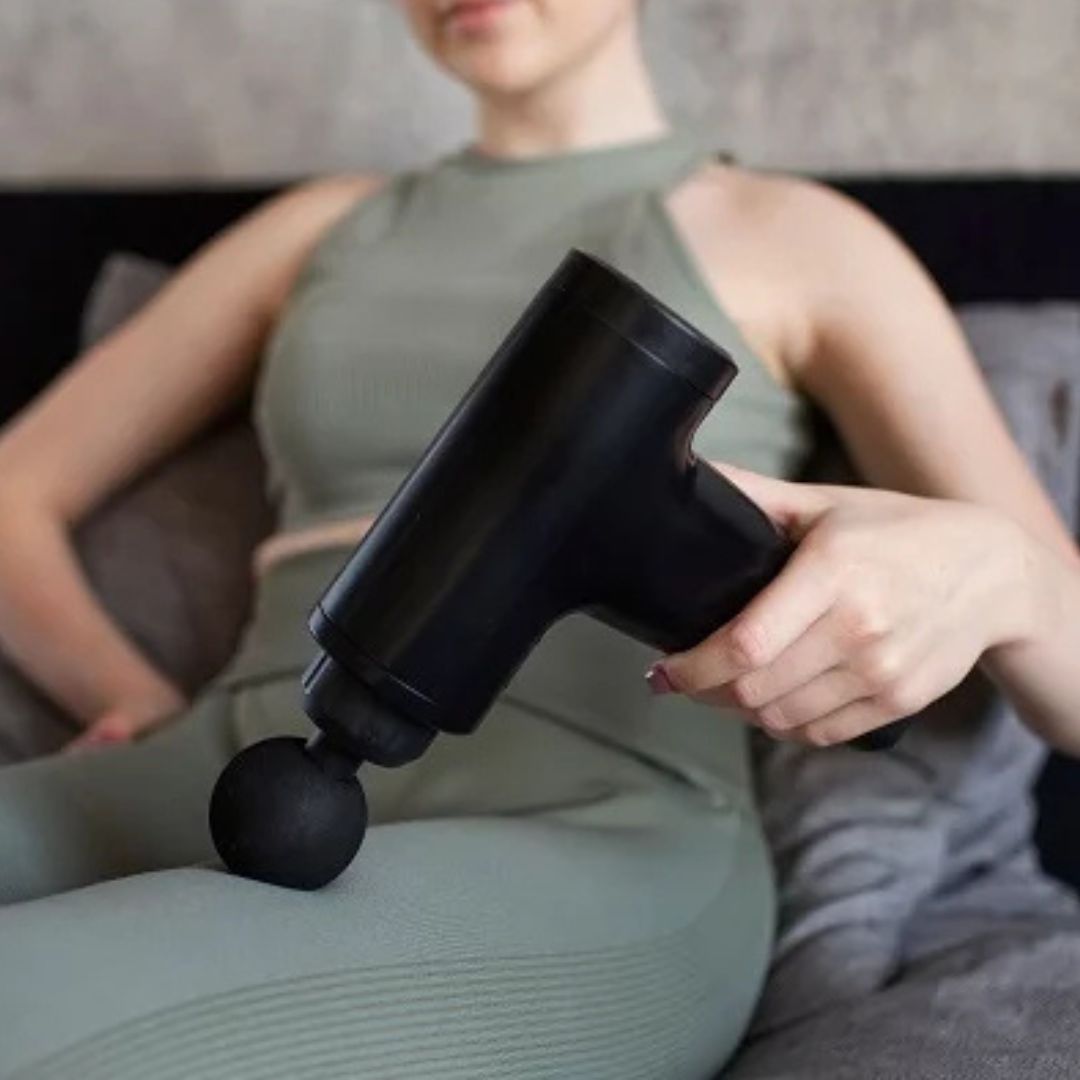 Massage Pro elektrisch kabellos Akku - Massage Gun Muskeln Sport Entspannung Herbst Training
