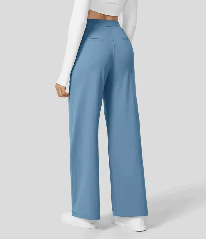 Palazzo Hose für Damen - Elegant Hohe Taillen Marlenehose