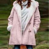 Cantelle Polar Mantel | Extra warmer langer Wintermantel mit Polar-Fleece-Futter für Damen