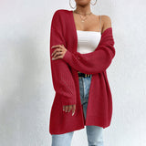 Lang Gebreid vest met subtiele details voor dames