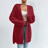 Lang Gebreid vest met subtiele details voor dames