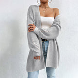 Lang Gebreid vest met subtiele details voor dames