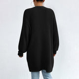 Lang Gebreid vest met subtiele details voor dames
