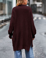 Lang warm vest met lange mouwen voor dames