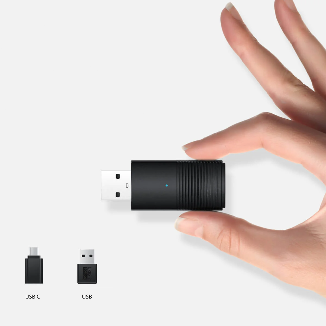 Apple/Android Carplay USB-Adapter | Erlebe kabelloses CarPlay in deinem Auto | Direkte Verbindung über Bluetooth