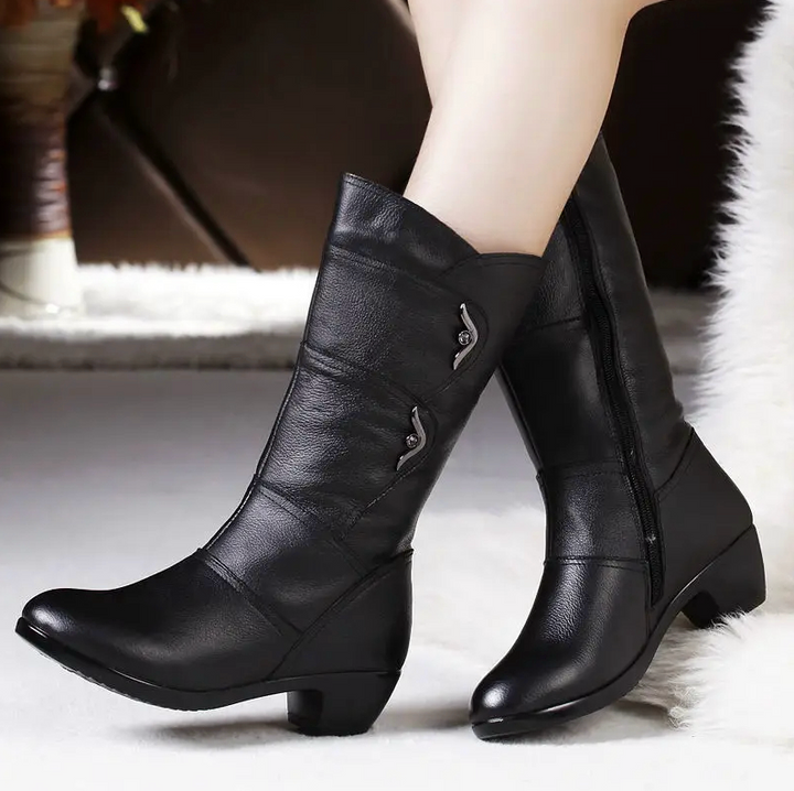Stiefel für Damen - Bequeme Lederstiefel für Sommer