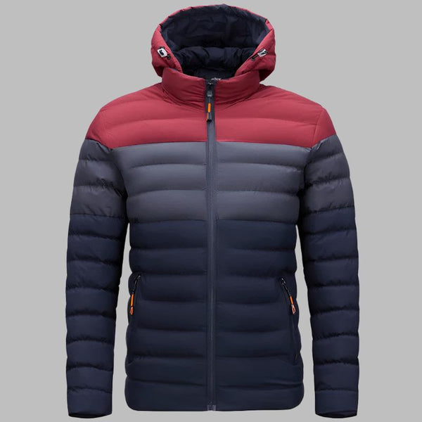 Liam Outdoorjacke Parka | Leichte und warme Herren-Daunenjacke mit abnehmbarer Kapuze