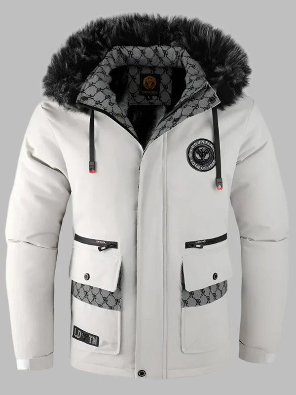 Nordico Winterparka | Warme Herren-Winterjacke mit Fellkragen