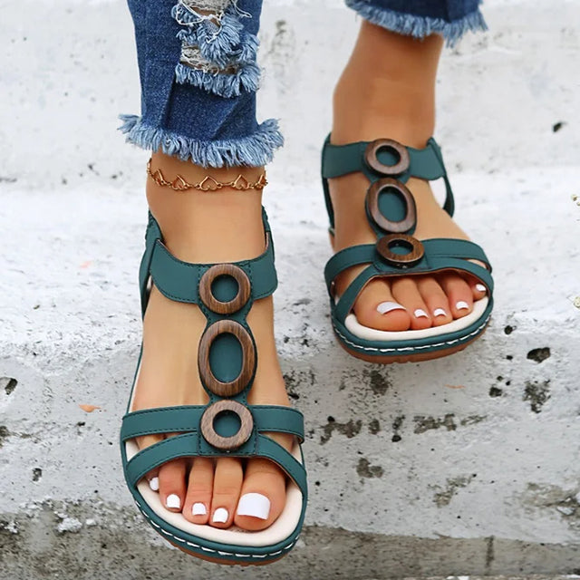 Sandalen für Damen - Bequeme Sommerschuhe mit Fußbett