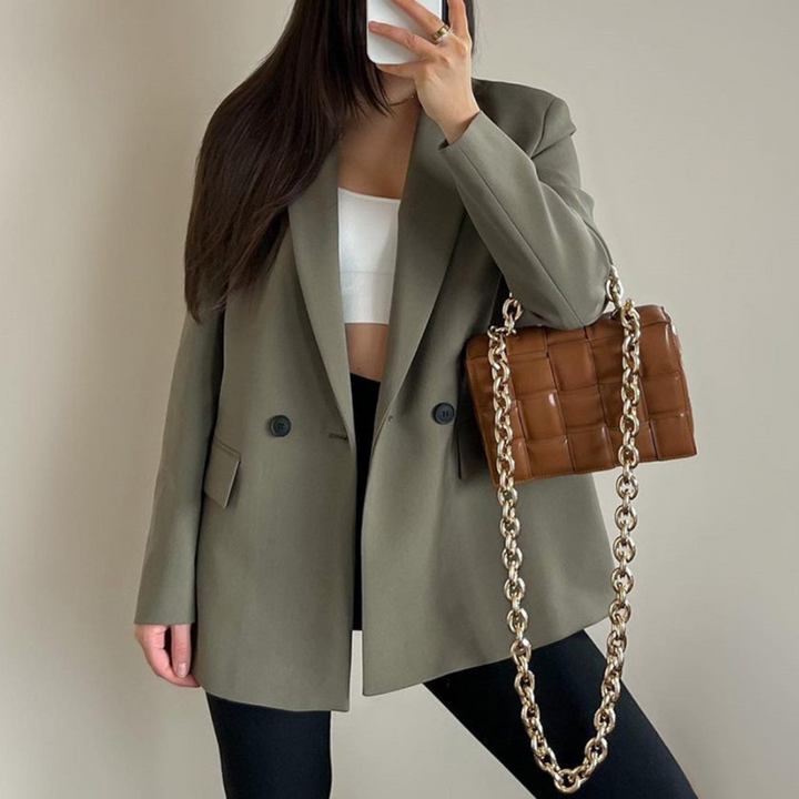 Blazer für Damen – Trendige langer Übergangsjacke