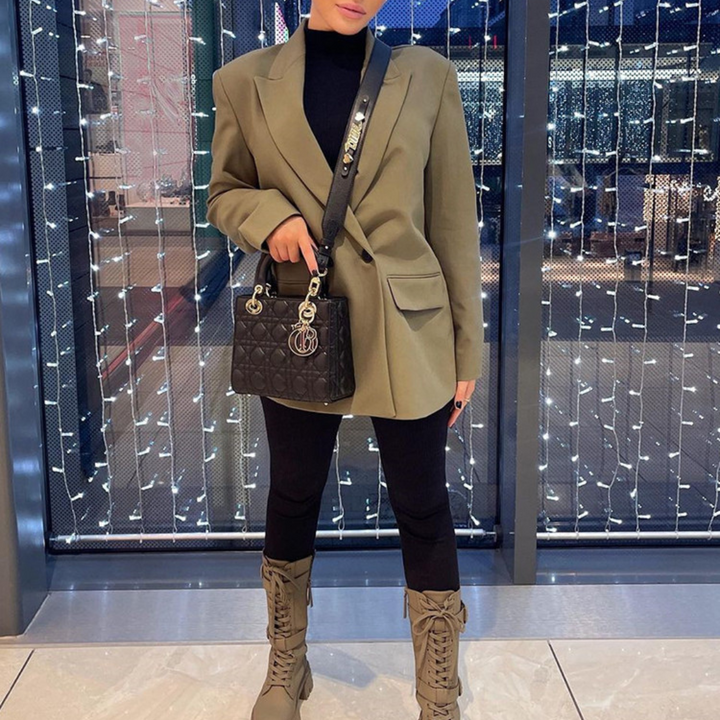 Blazer für Damen – Trendige langer Übergangsjacke