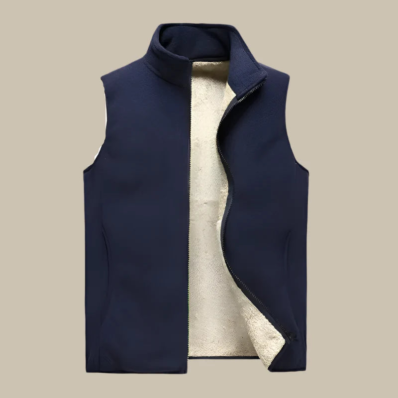 Weste für Kalte Tage - Business Casual Polarfleece Gilet für Herren