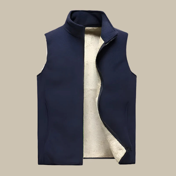 Weste für Kalte Tage - Business Casual Polarfleece Gilet für Herren