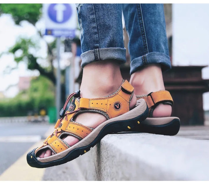 Trekkingsandalen für Herren - Bequeme Outdoor Sandalen für breite Füße