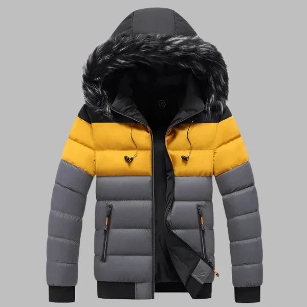 Peak Parka | Warmer Herren-Wintermantel mit Fellkragen