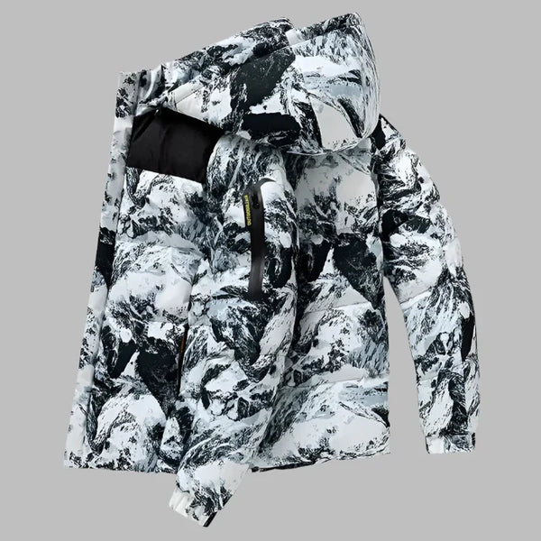 Ranger Camo Parka | Warme, wasserdichte Herrenwinterjacke mit Camouflagemuster