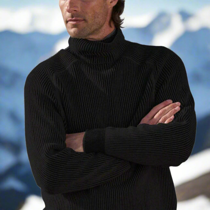 Rollkragenpullover für Kalte Tage - Premium Kaschmir-Pullover für Herren