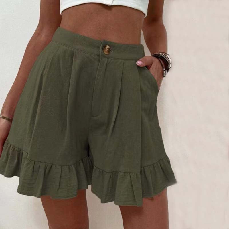 Kylie bermudas damen | Elegante lässige einfarbige Shorts