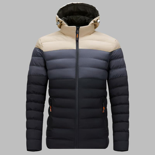 Liam Outdoorjacke Parka | Leichte und warme Herren-Daunenjacke mit abnehmbarer Kapuze