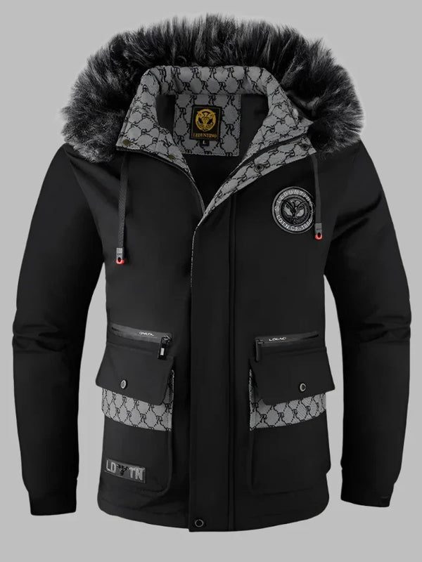 Nordico Winterparka | Warme Herren-Winterjacke mit Fellkragen