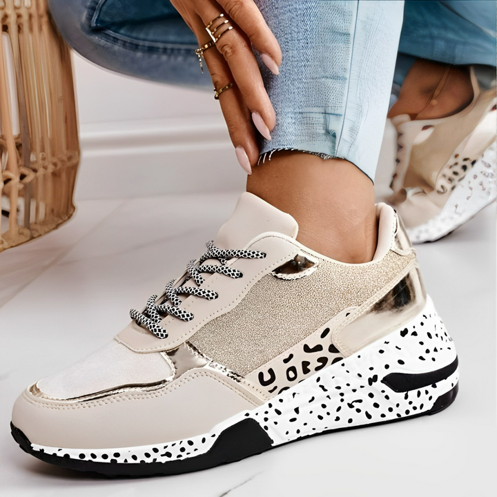 Sommerschuhe für Damen – Elegante Komfort Sneaker mit Muster