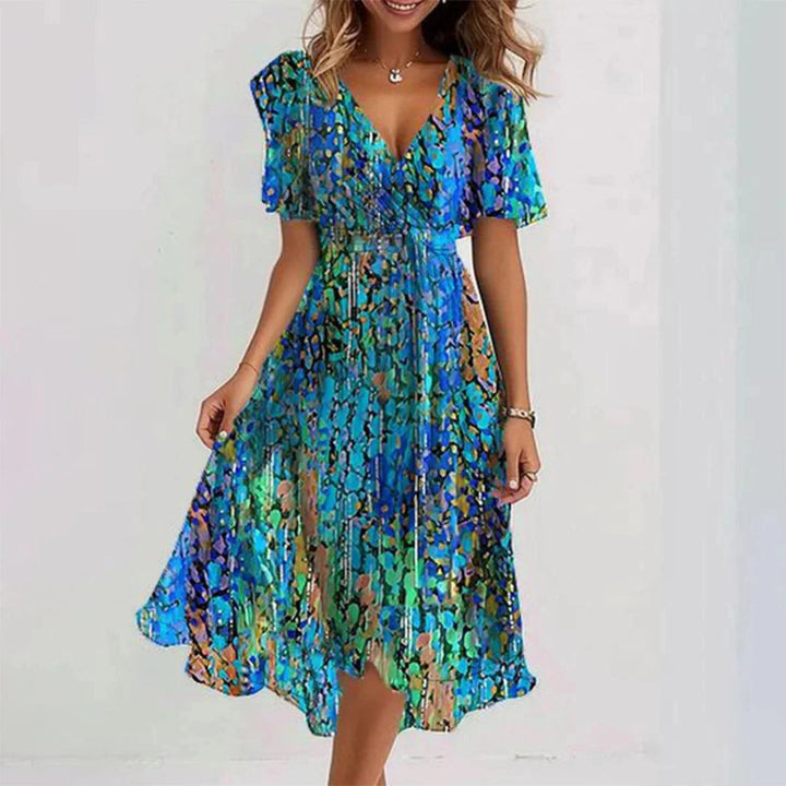 Maxikleid für Damen - Mühelos Elegantes Chiffon-Kleid für Sommer