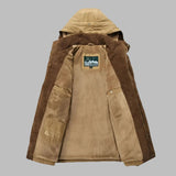 Wellensteiner Nordic Coat | Eleganter warmer langer Wintermantel für Herren mit Fleecefutter