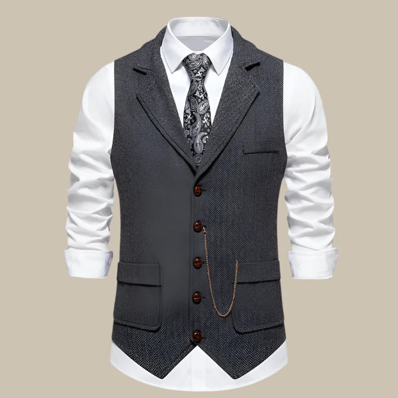 Casual chic vintage mouwloos 