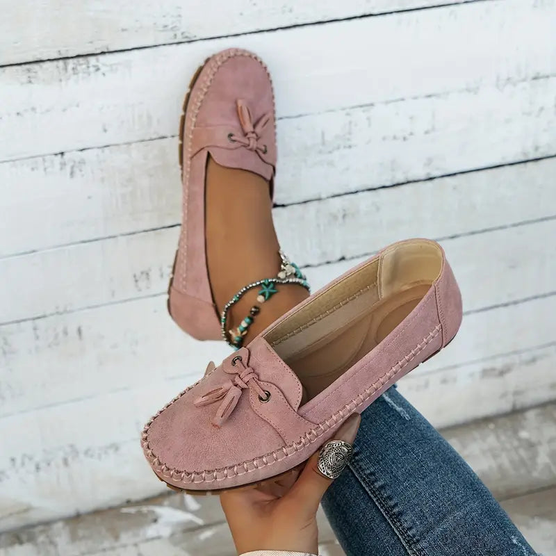Mokassins für Damen - Bequeme Halbschuhe mit Fußbett für Sommer