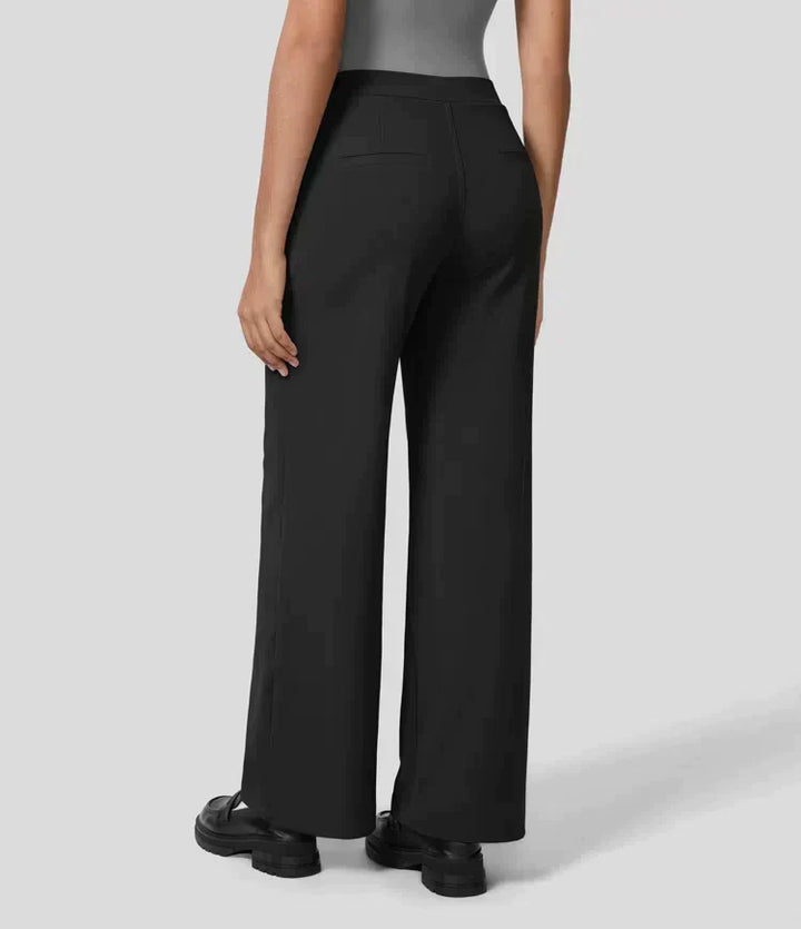 Palazzo Hose für Damen - Elegant Hohe Taillen Marlenehose