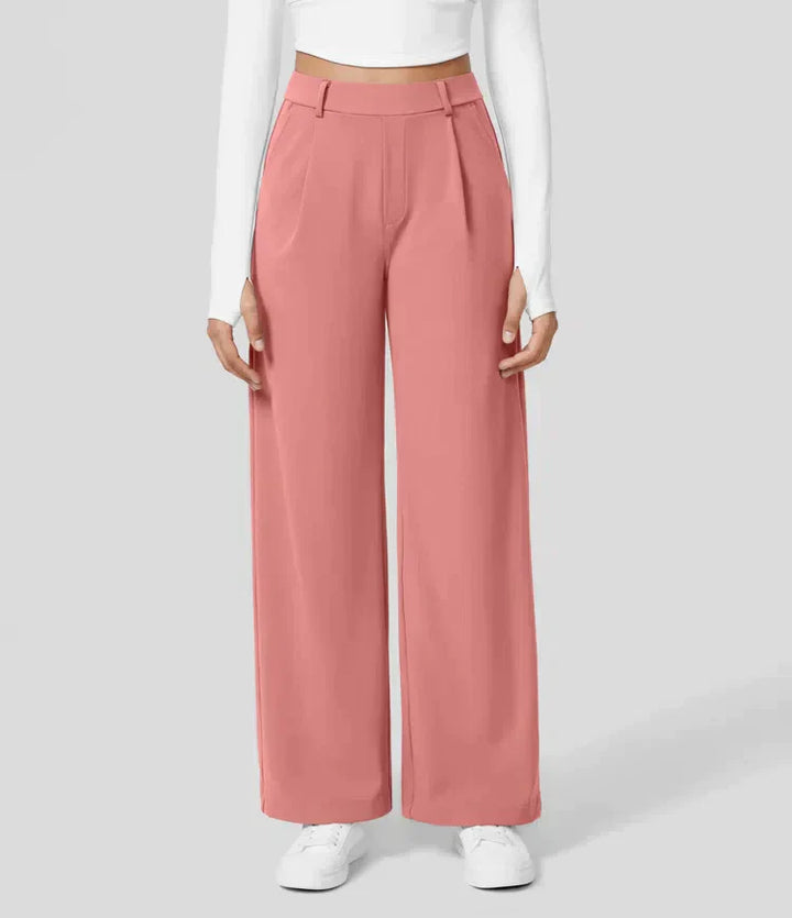 Palazzo Hose für Damen - Elegant Hohe Taillen Marlenehose