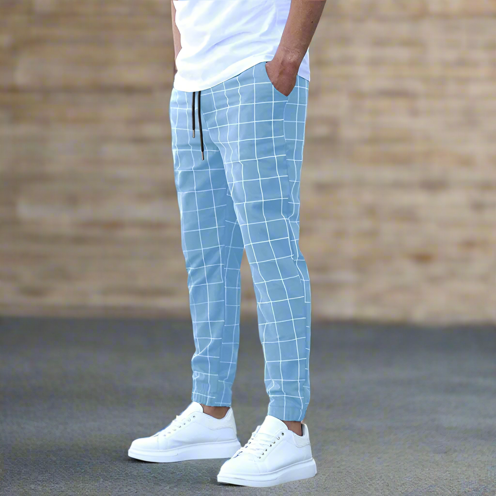 Chinohose für Freizeit - Casual Slim Fit Stretch Alltagshose für Herren
