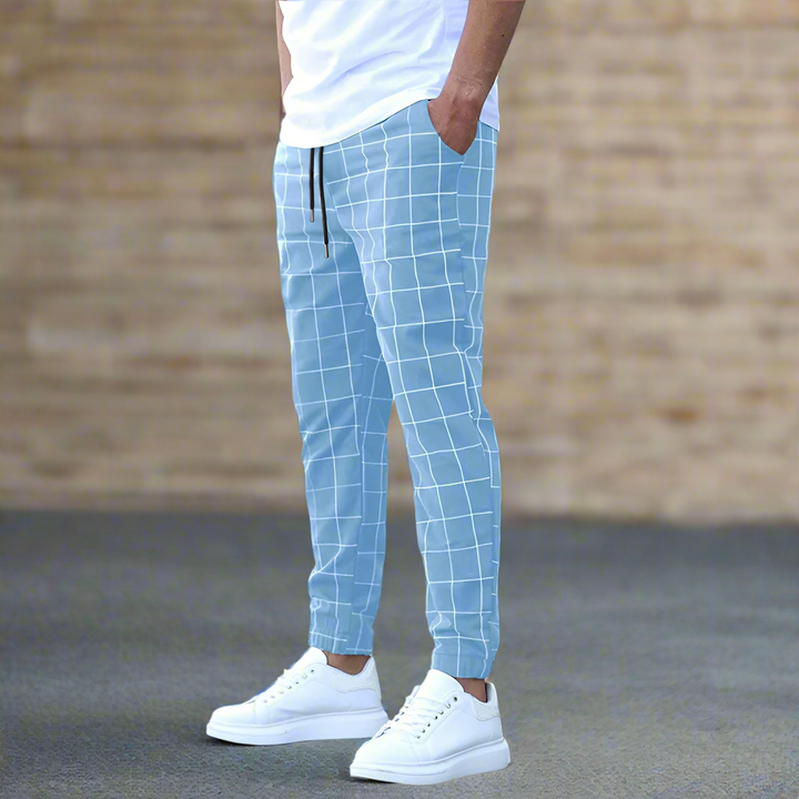 Chinohose für Freizeit - Casual Slim Fit Stretch Alltagshose für Herren