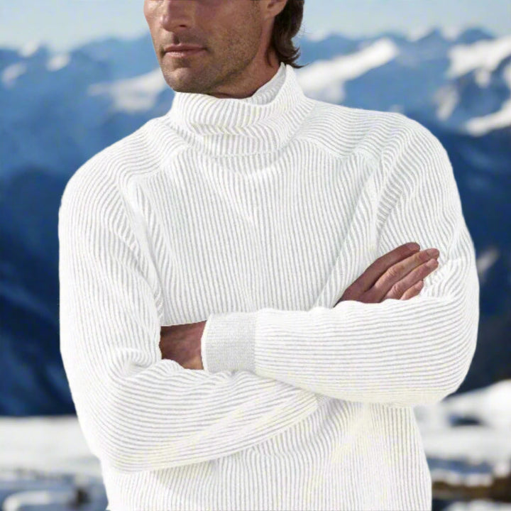 Rollkragenpullover für Kalte Tage - Premium Kaschmir-Pullover für Herren