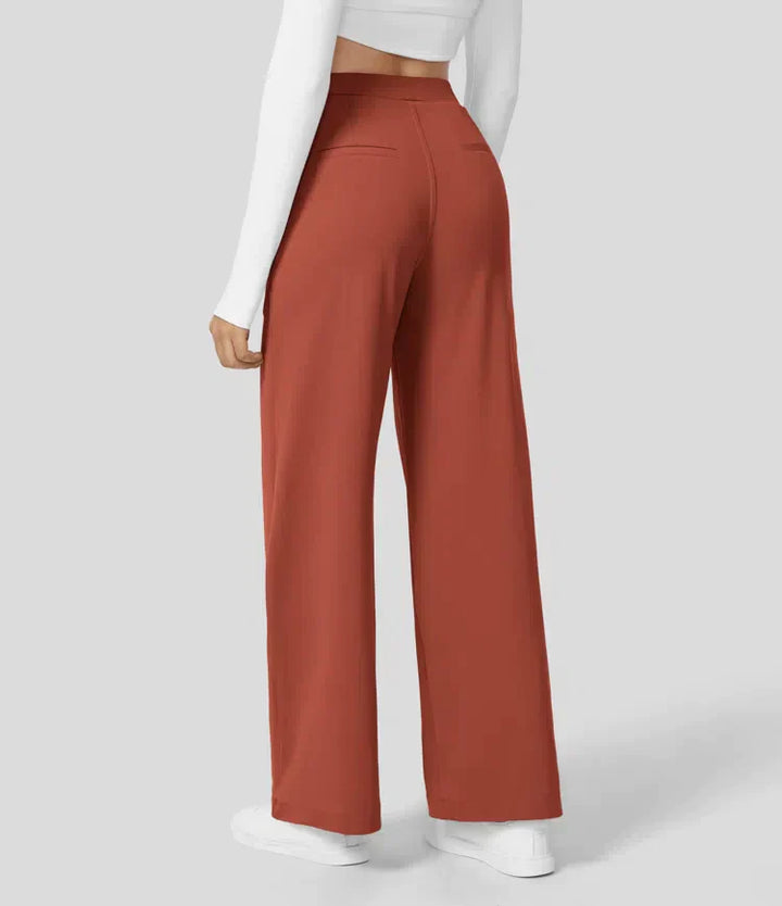 Palazzo Hose für Damen - Elegant Hohe Taillen Marlenehose