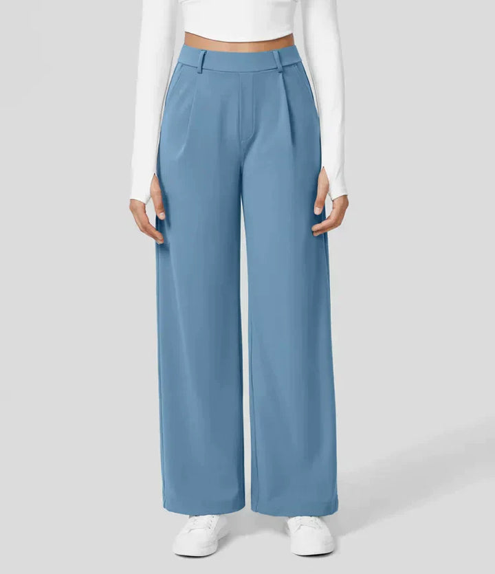 Palazzo Hose für Damen - Elegant Hohe Taillen Marlenehose