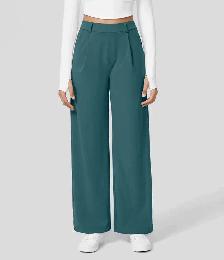 Palazzo Hose für Damen - Elegant Hohe Taillen Marlenehose